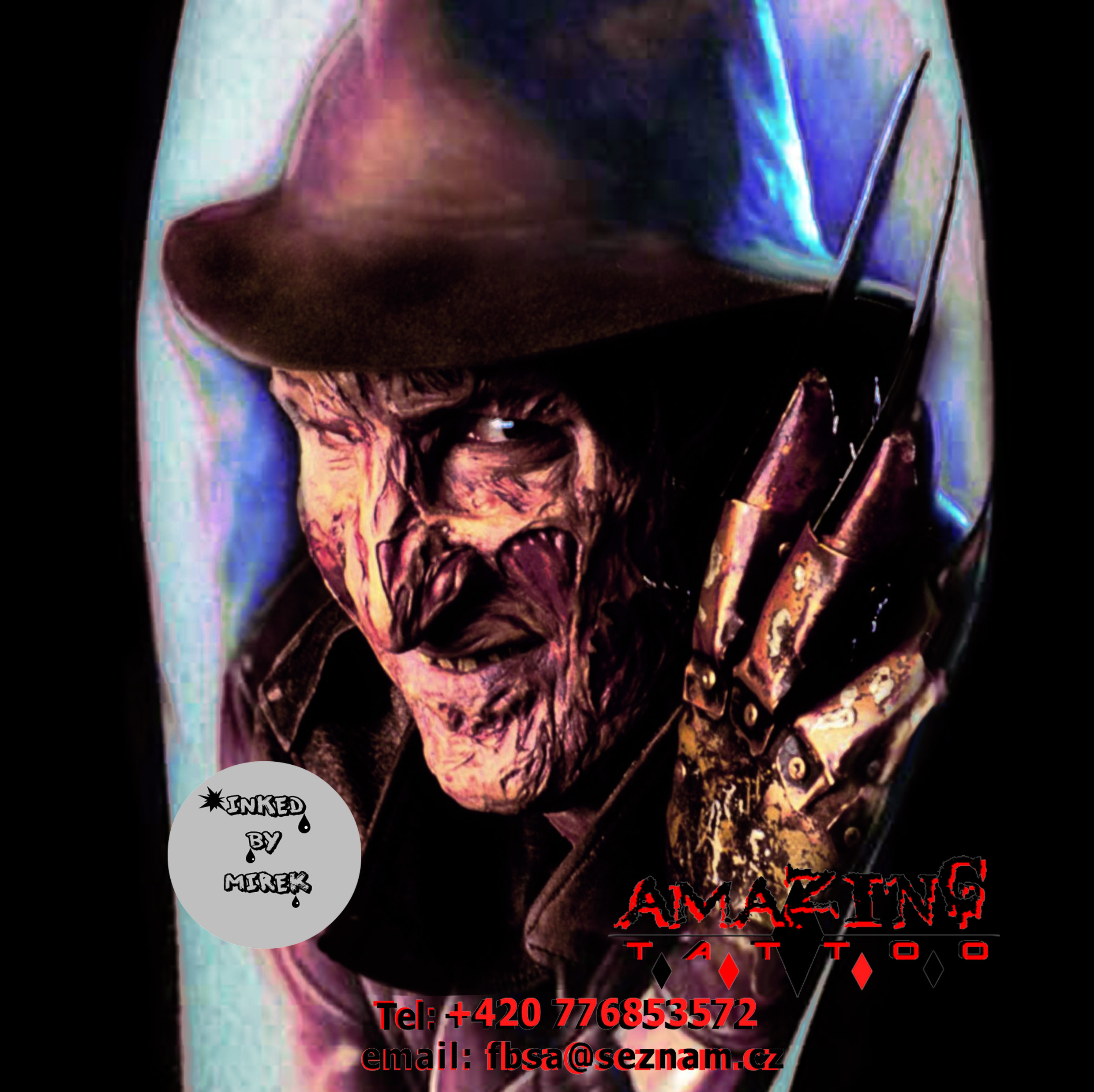 Horror Freddy by MVD TATTOO